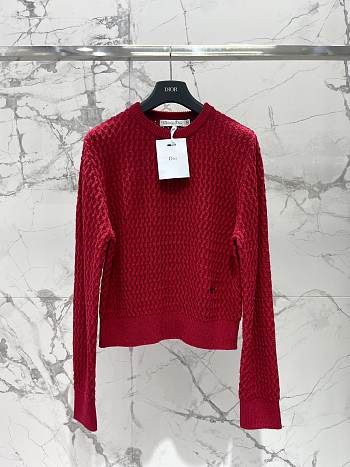 kitlife Dior sweater red