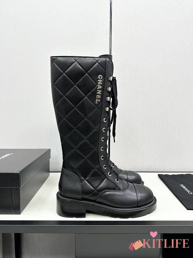 kitlife Chanel boots black 026 - 1