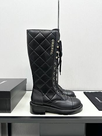 kitlife Chanel boots black 026