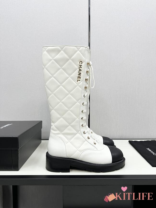 kitlife Chanel boots white 027 - 1