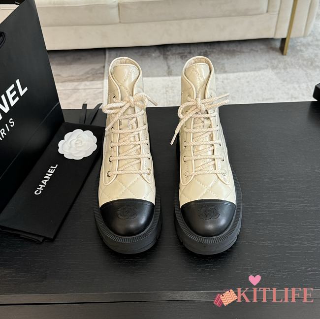 kitlife Chanel boots White 026 - B - 1