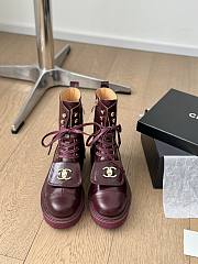 kitlife Chanel boots red 30 - 1