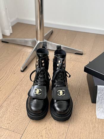 kitlife Chanel boots black 31