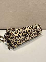 kitlife Prada Women's Printed Leather Tote Bag - 32x15.5x12cm - 6