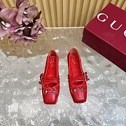 kitlife Women's Gucci Horsebit ballet flat red - 4