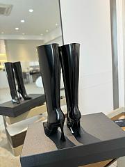 Kitlife Saint Laurent long boots black soft leather - 2