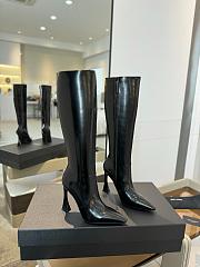 Kitlife Saint Laurent long boots black soft leather - 6