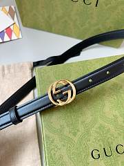 Kitlife Gucci Belt Black 2cm - 4