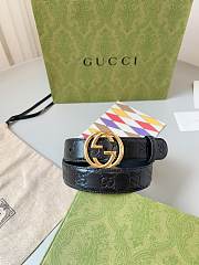 Kitlife Gucci Belt gold&black 3cm - 1