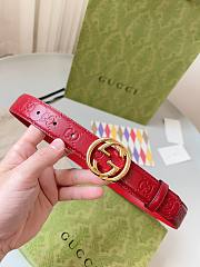 Kitlife Gucci Belt gold&red 3cm - 6