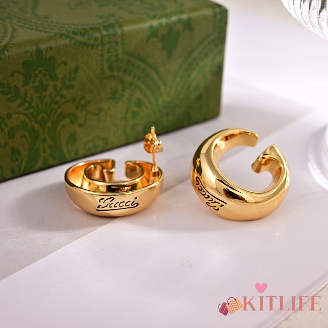 kitlife Gucci earring gold - 1