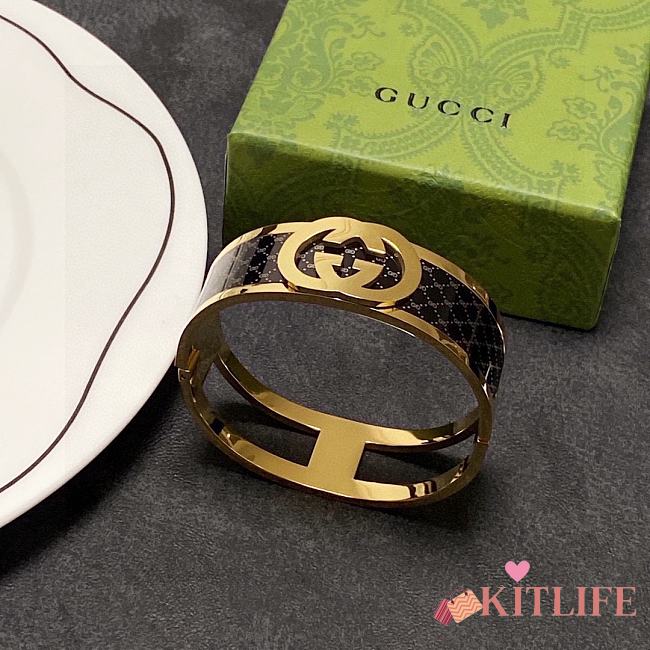 Kitlife gucci bracelets gold&black - 1