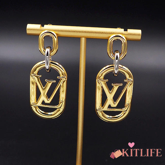 Kitlife Louis vuitton earrings gold A - 1