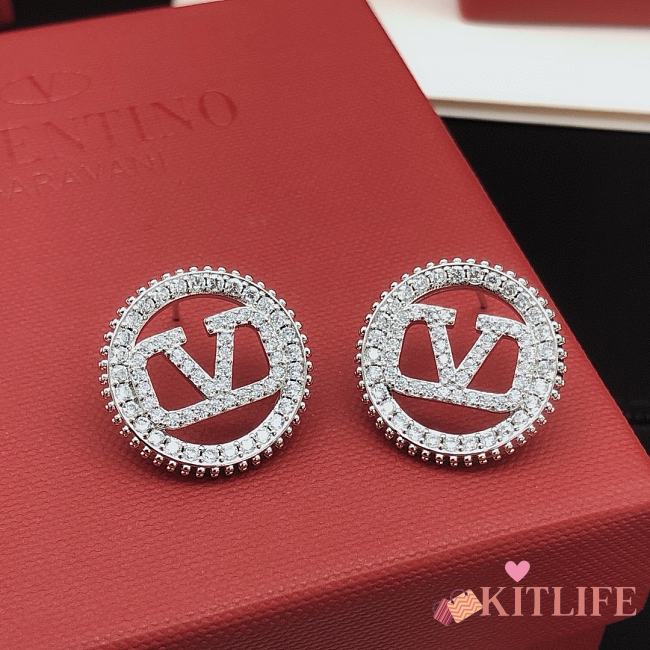 Kitlife valentino earrings silver - 1