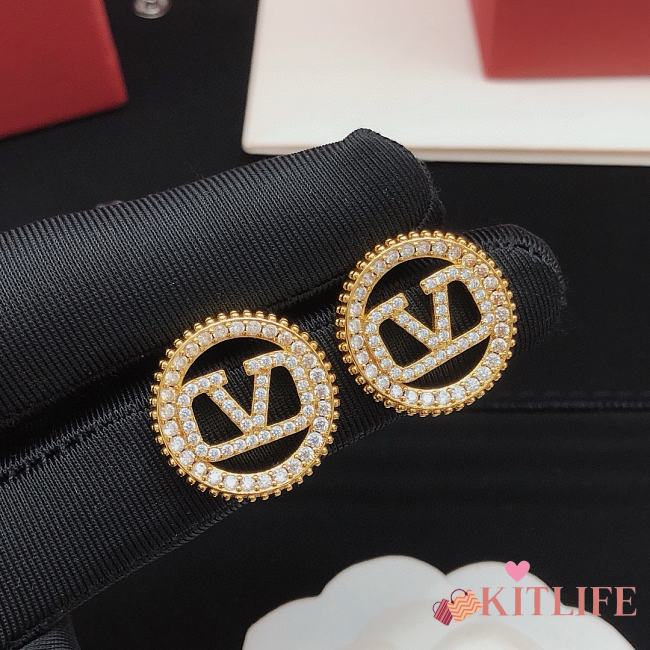 Kitlife valentino earrings gold A - 1