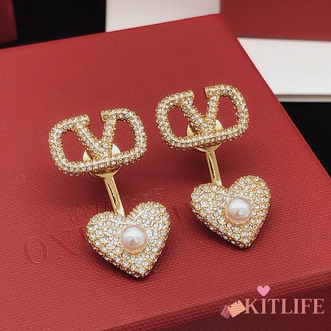 Kitlife valentino earrings gold AA - 1