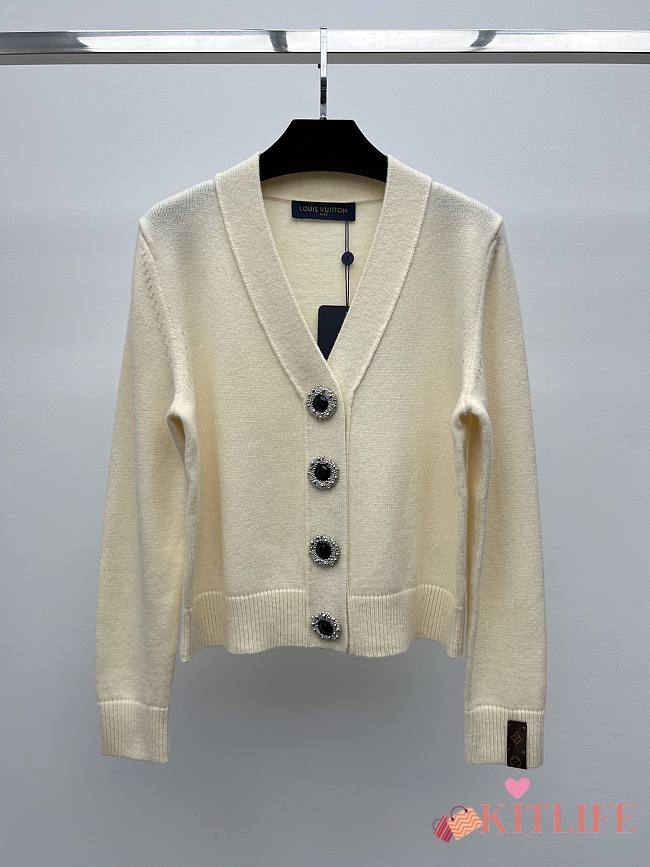 kitlife Louis Vuitton cardigan white 03 - 1