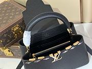 kitlife Louis vuitton Capucines M12135 black bag - 31cm - 4