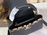 kitlife Louis vuitton Capucines M12135 black bag - 27x 17.3 x 9 cm - 2