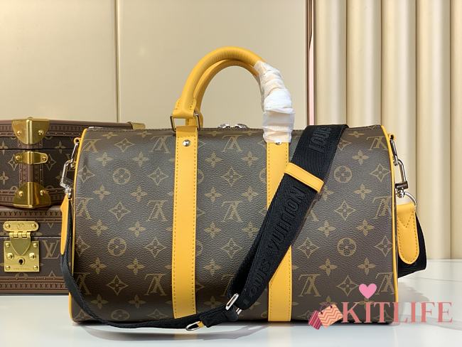 Kitlife Louis Vuitton M12765 Keepall Bandoulière 35 bag yellow - 21 x 16 x 34 cm - 1