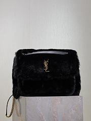 kitlife YSL NIKI medium in shearling black bag - 32cm - 1