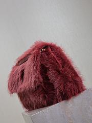 kitlife YSL NIKI medium in shearling red bag - 32cm - 6
