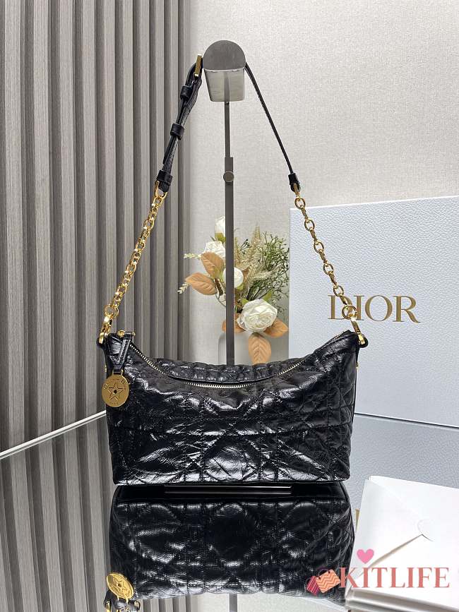 Kitlife Dior hobo black bag - 28.5×14.5×10cm - 1