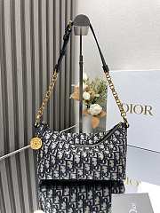 Kitlife Dior hobo blue caro bag - 28.5×14.5×10cm - 1