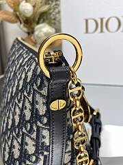 Kitlife Dior hobo blue caro bag - 28.5×14.5×10cm - 5