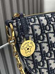 Kitlife Dior hobo blue caro bag - 28.5×14.5×10cm - 4