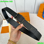 Kitlife Louis vuitton Belt black 3.5cm - 3