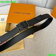 Kitlife Louis vuitton Belt black 3.5cm - 2
