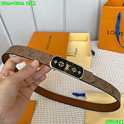 Kitlife Louis vuitton Belt black 2.5cm - 4