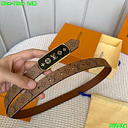Kitlife Louis vuitton Belt black 2.5cm - 3