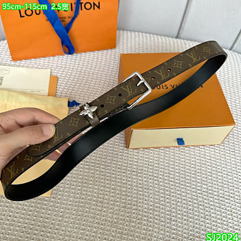 Kitlife Louis vuitton Belt brown 2.5cm 