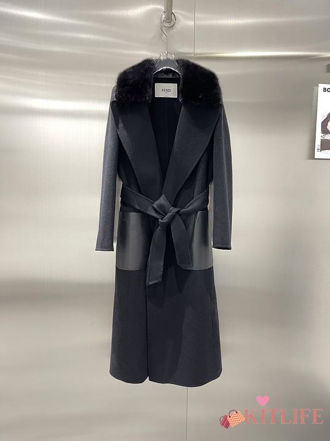 Kitlife Fendi coat Black 03 - 1