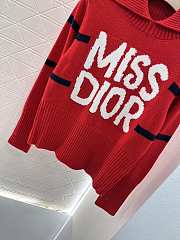 kitlife Dior sweater sweater red - 4