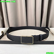 Kitlife Prada Belt black 3.4cm -01 - 3