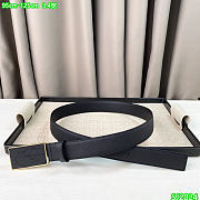 Kitlife Prada Belt black 3.4cm -01 - 2