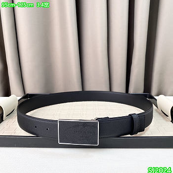 Kitlife Prada Belt black 3.4cm -02