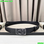Kitlife Prada Belt black 3.4cm -04 - 3
