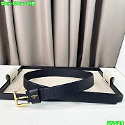 Kitlife Prada Belt black 3.4cm -06 - 3