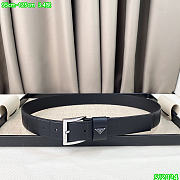 Kitlife Prada Belt black 3.4cm -07 - 1