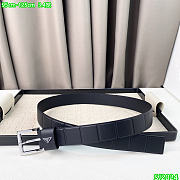 Kitlife Prada Belt black 3.4cm -07 - 2