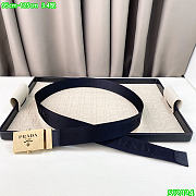 Kitlife Prada Belt black 3.4cm -08 - 1