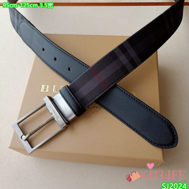Kitlife burberry Belt 3.5cm -02 - 1