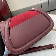 Kitlife Gucci Blondie mini shoulder red bag - 21.5x11x8cm - 3