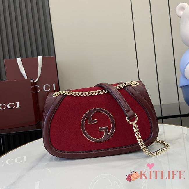 Kitlife Gucci Blondie shoulder red bag - 26x16x8cm - 1