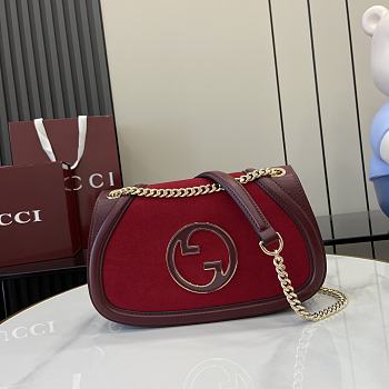 Kitlife Gucci Blondie shoulder red bag - 26x16x8cm