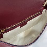 Kitlife Gucci Blondie shoulder red bag - 26x16x8cm - 4